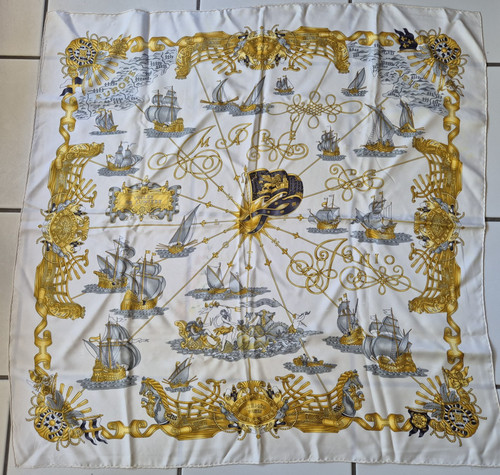 Carré hermès vintage voiles - vintage,