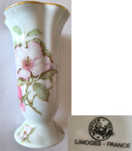Vase porcelaine limoges - en,