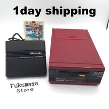 Nintendo Famicom Disk System Console New Belt RAM Adapter set Japan Testé