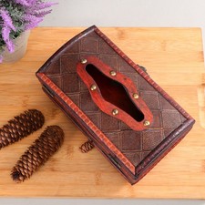  Boîte à mouchoirs en bois