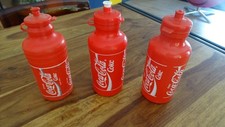LOT 3 BIDON TOUR FRANCE COCA COLA Water Bottle CYCLISME Bici Colnago PANTANI