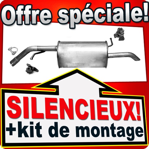 Silencieux arriere pour - silencieux,