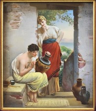 Plaque D'Art En Porcelaine