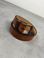 Ceinture cuir épais camel