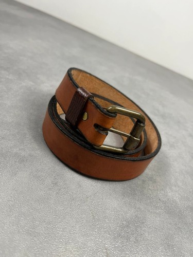 Ceinture cuir épais - , camel