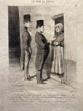 Daumier, les gens de justice