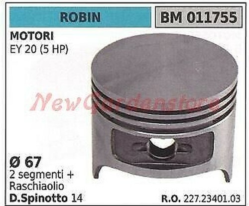 Piston robin débroussailleuse - robin,