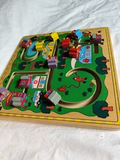 PLATEAU JEU BOIS CIRCUIT CAMION