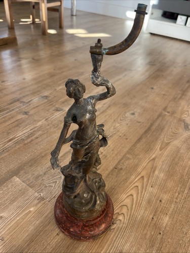 Pied lampe ancien - pied,