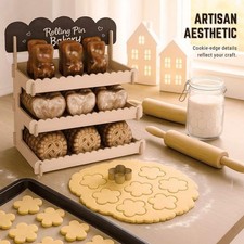 Présentoir en bois à 3