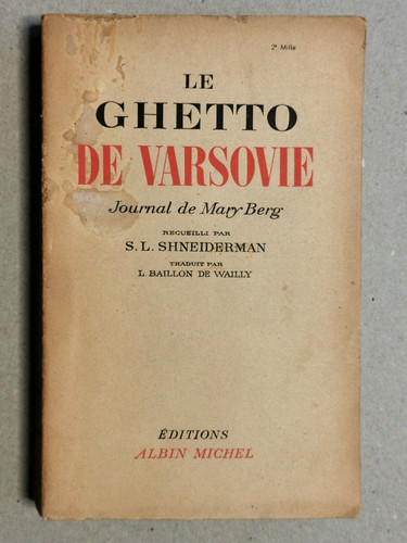 Ghetto varsovie journal - de, varsovie,