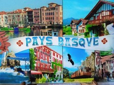 Planche à découper, Présentation En Verre Décorative Pays Basque 30 Cm 