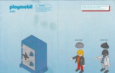 Notice PLAYMOBIL 3161 coffre fort