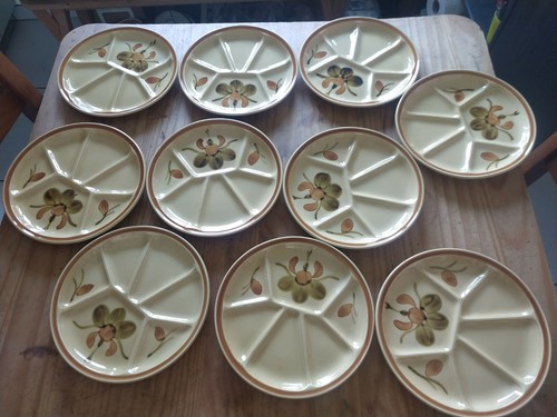 Lot assiettes à fondue - 10,