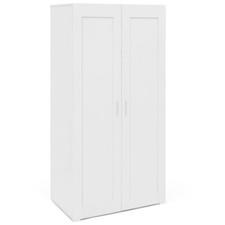 Armoire 2 portes VITO blanc