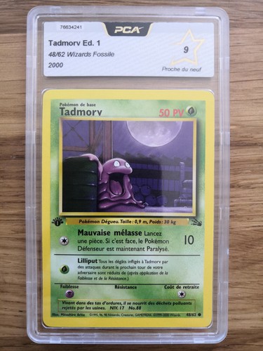 Carte pokémon tadmorv 1ère - carte,