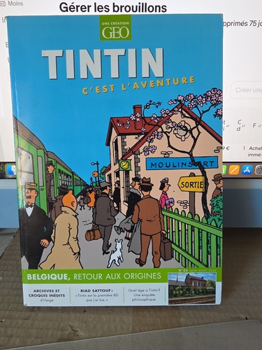 Revue geo tintin - revue, c'est