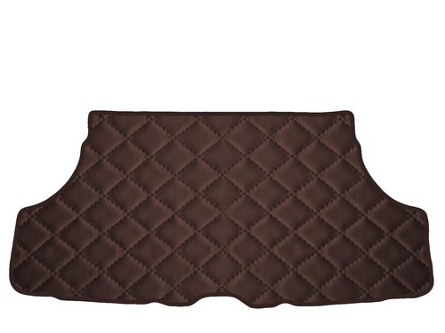 Matelassé cuir éco marron - matelassé,