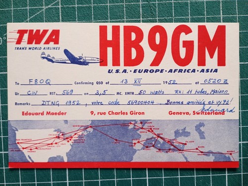 Br0524 carte radio amateur - amateur, qsl