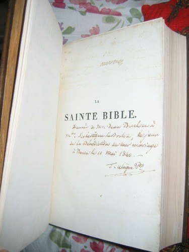 Sainte bible david - la, de