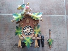 ANCIEN COUCOU EN BOIS FORÊT NOIRE GERMANY (PENDULE HORLOGE)