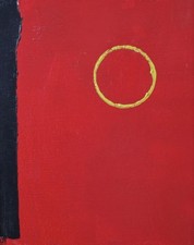 An Abstrait Étude Sur Rouge