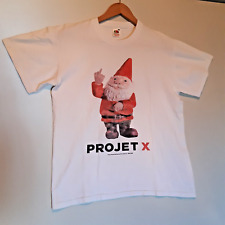 VTG T.shirt Projet X 2012 Warner Bros Taille M Fruit of the Loom Blanc