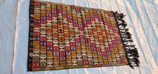 Vintage kilim 3x5, embroidered
