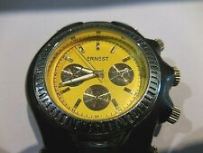 ANCIENNE MONTRE ERNEST HOMME,FINISSION DECORATIVE SANS BRACELET,TBEG & FONCTION
