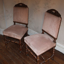 Paire de chaises style Louis XIII  Début XXème ? En parfait état - Chaumont (52)