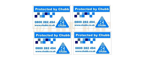 Chubb burglar alarm - x,