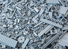 LEGO Vrac 250g Gris clair 100% Lego Briques Construction jeu collection