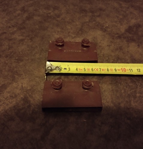Lot embouts marrons - 2, pour