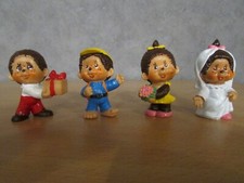 Kiki Bully lot de 4 figurines PVC Germany Vintage Toys 80