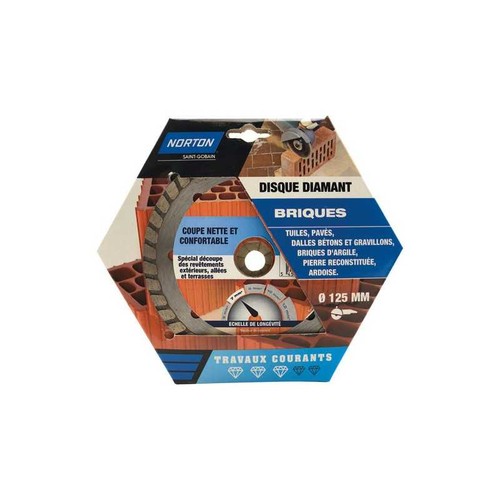 Disque diamant 125 courants - disque,