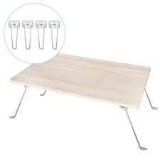  4pcs pliante table de table de tige de fer pieds domestiques piquet de bureau