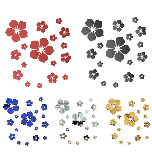 Miroir acrylique fleur - miroir,