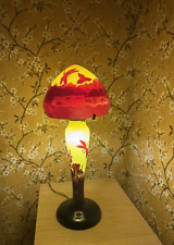 Grande lampe en pâte de verre