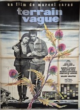 PROMO!! AFFICHE CINÉMA ORIGINALE 120x160 – TERRAIN VAGUE (1960) – GAUBERT- CARNÉ