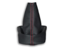 POUR PEUGEOT 208 GTI SW CC SOUFFLET LEVIER DE VITESSE EN CUIR COUTURES ROUGE