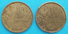 2 PIÈCES DE MONNAIE 10 FRANCS