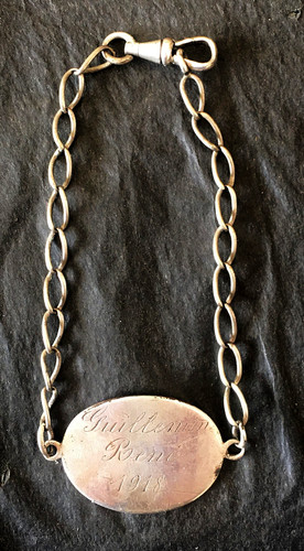 Bracelet plaque identité - bracelet,