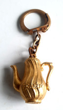 Ancien porte clé Publicité Café Scarpia Cafetière Années 60