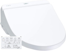 TOTO Washlet blanc KM Nettoyage instantané à l'eau chaude avec télécommande T...