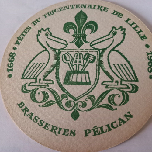 Ancien sous bock - sous, brie