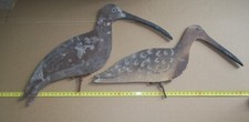 Appelant forme de chasse plat en bois oiseau fait main déco décoration -Lot de 2