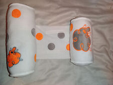 Cale-bébé Tigex blanc points gris et orange mixte garçon fille