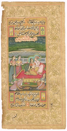 Indien vintage art - art, peinture