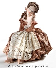 Petite Statue Dame Vénitienne