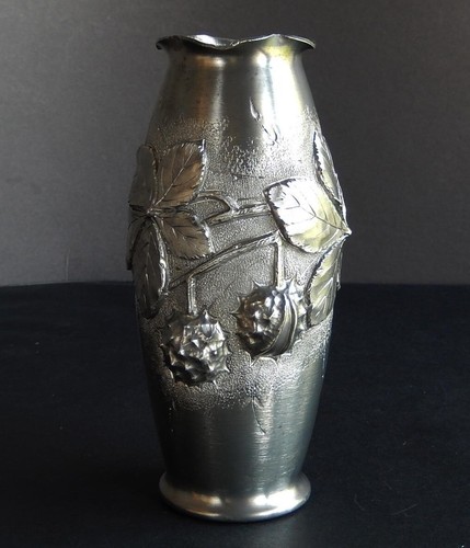 Vase étain décor de - décor,